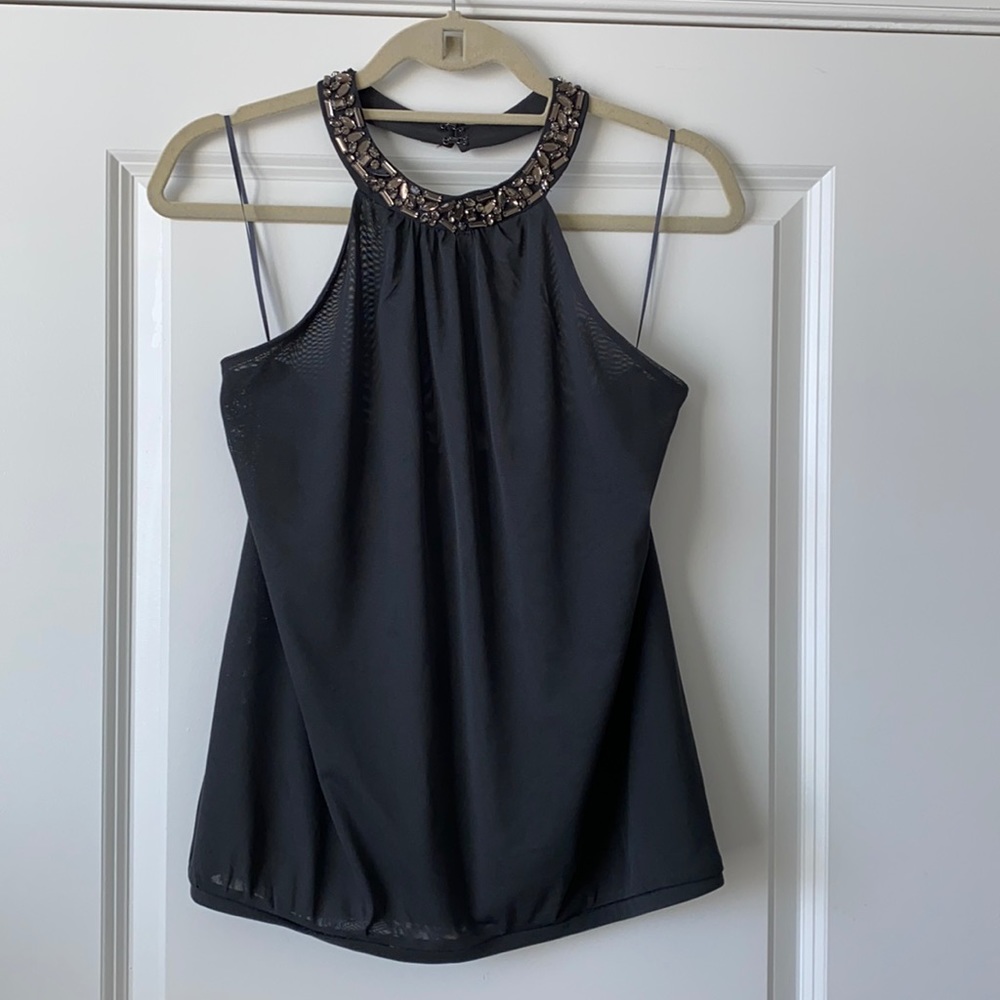 Express | Jeweled Neck Halter Top